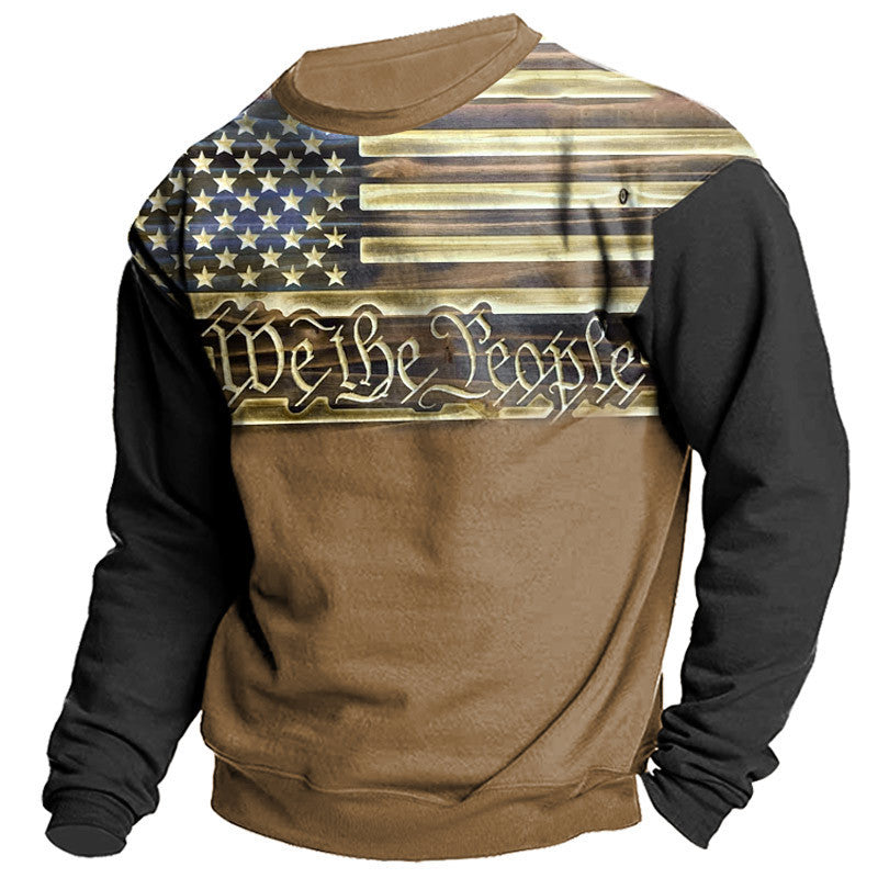 Men's Street Sports Fashion Round Neck Sweater - Sophinity