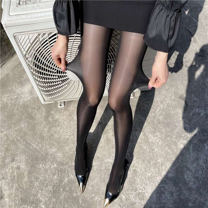 High Elastic Water Light Horse Oil Socks Reflective Women - Sophinity