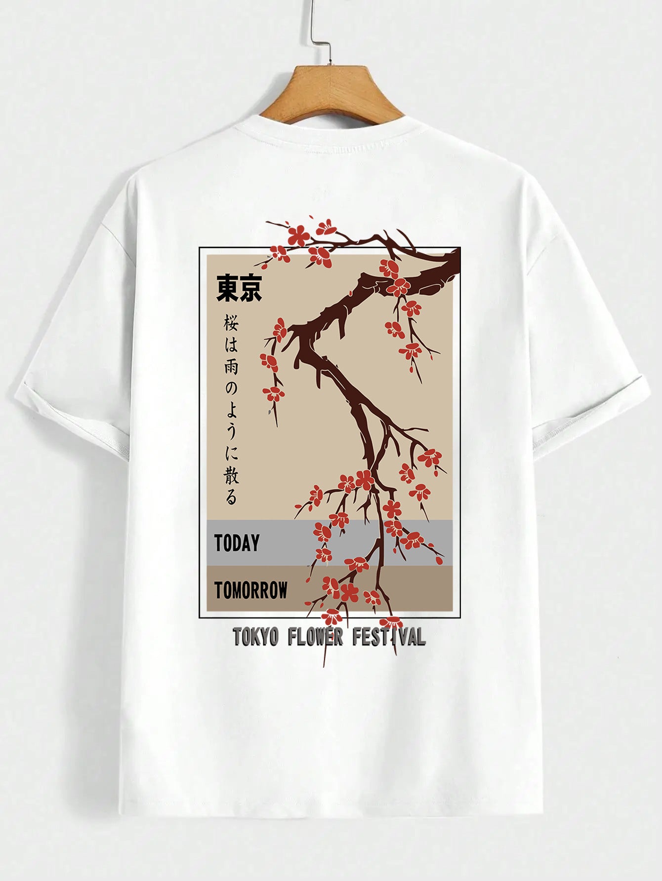 Today Tomorrow Tokyo Flower Festival T Shirt Men Fashion - Sophinity