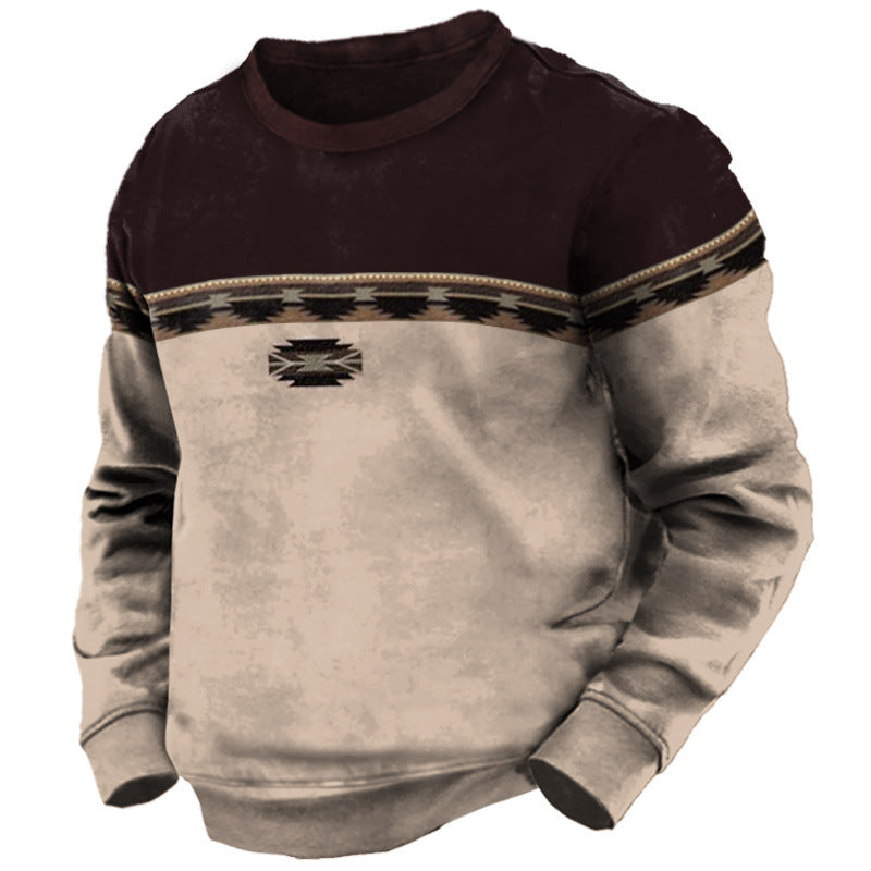 Men's Street Sports Fashion Round Neck Sweater - Sophinity