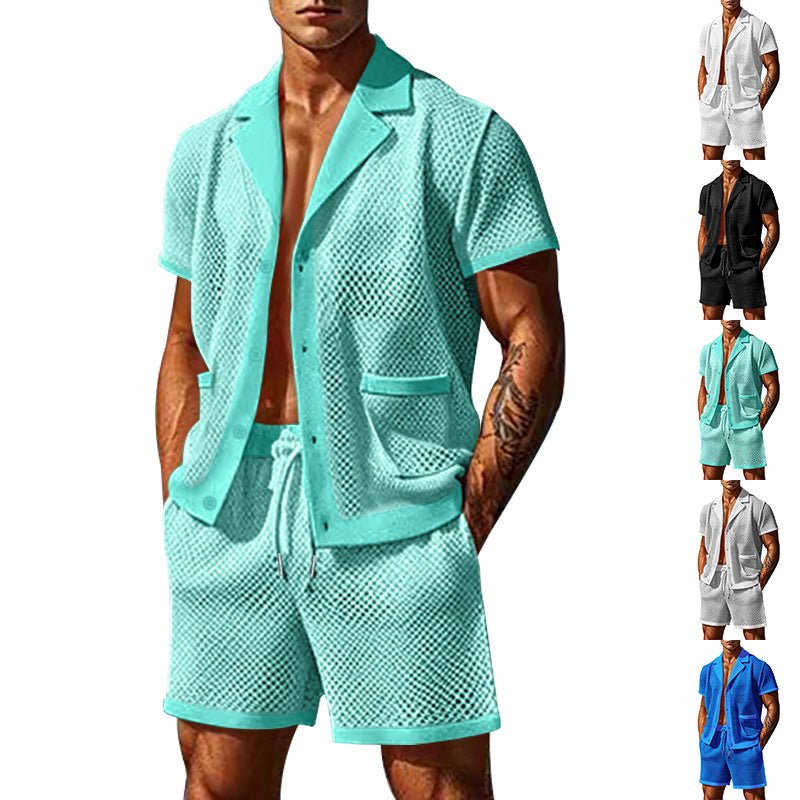 Mesh Breathable Cool Casual Suit - Sophinity