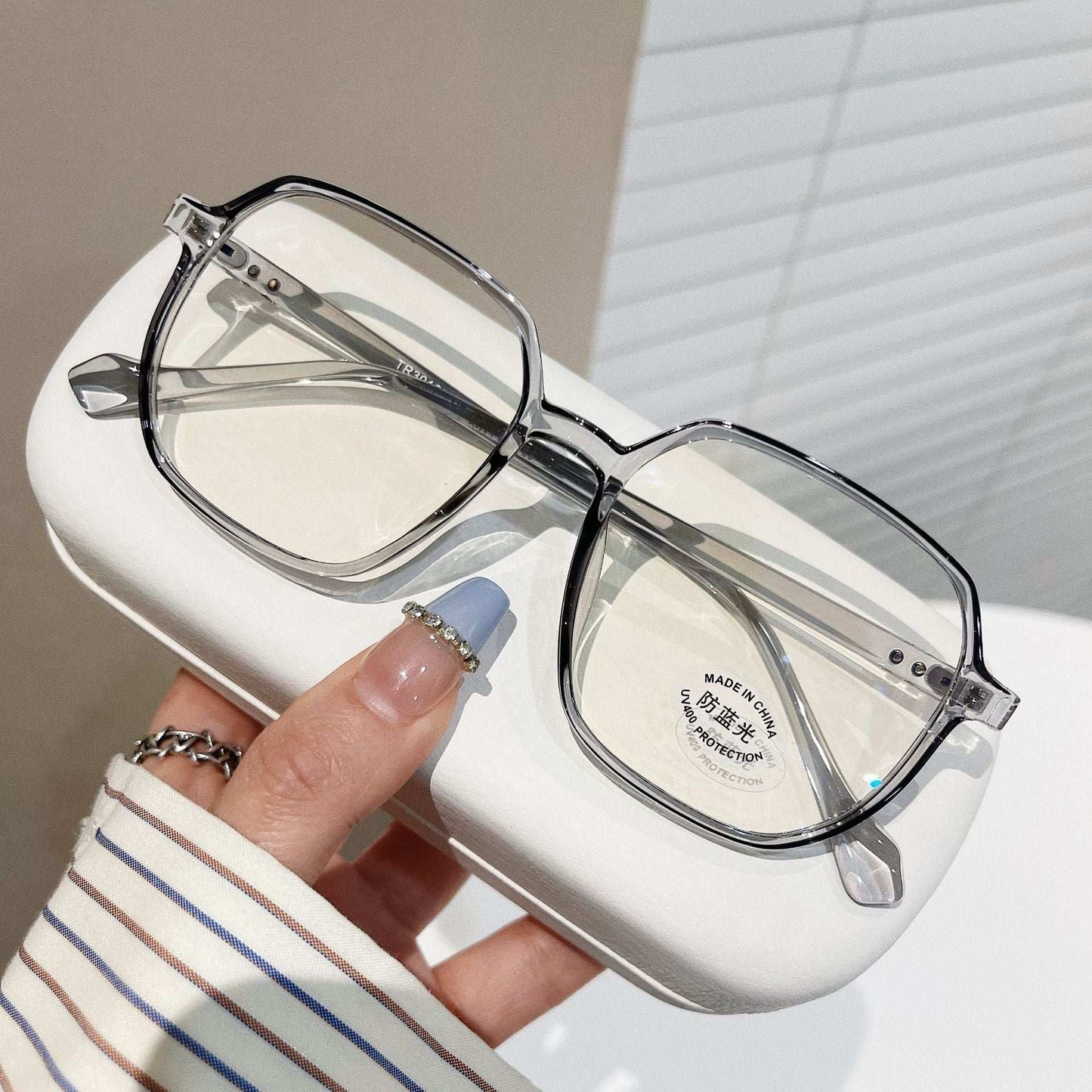 Square Concave Shape Myopia Glasses Rim Men And Women - Sophinity
