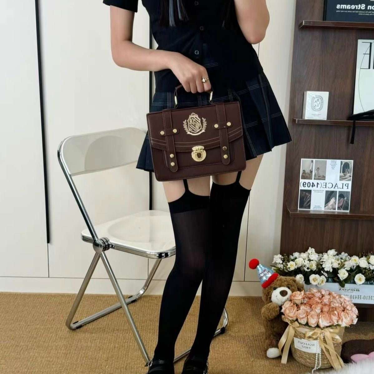 Sub - culture Self - made Personalized Sling Integrated Knee Socks - Sophinity