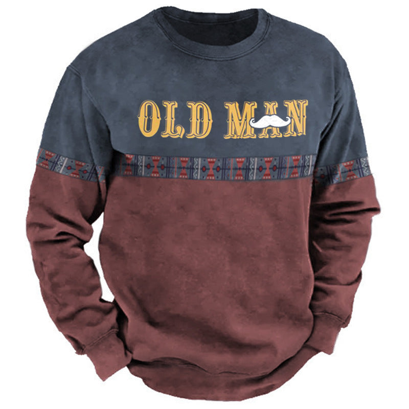 Men's Street Sports Fashion Round Neck Sweater - Sophinity
