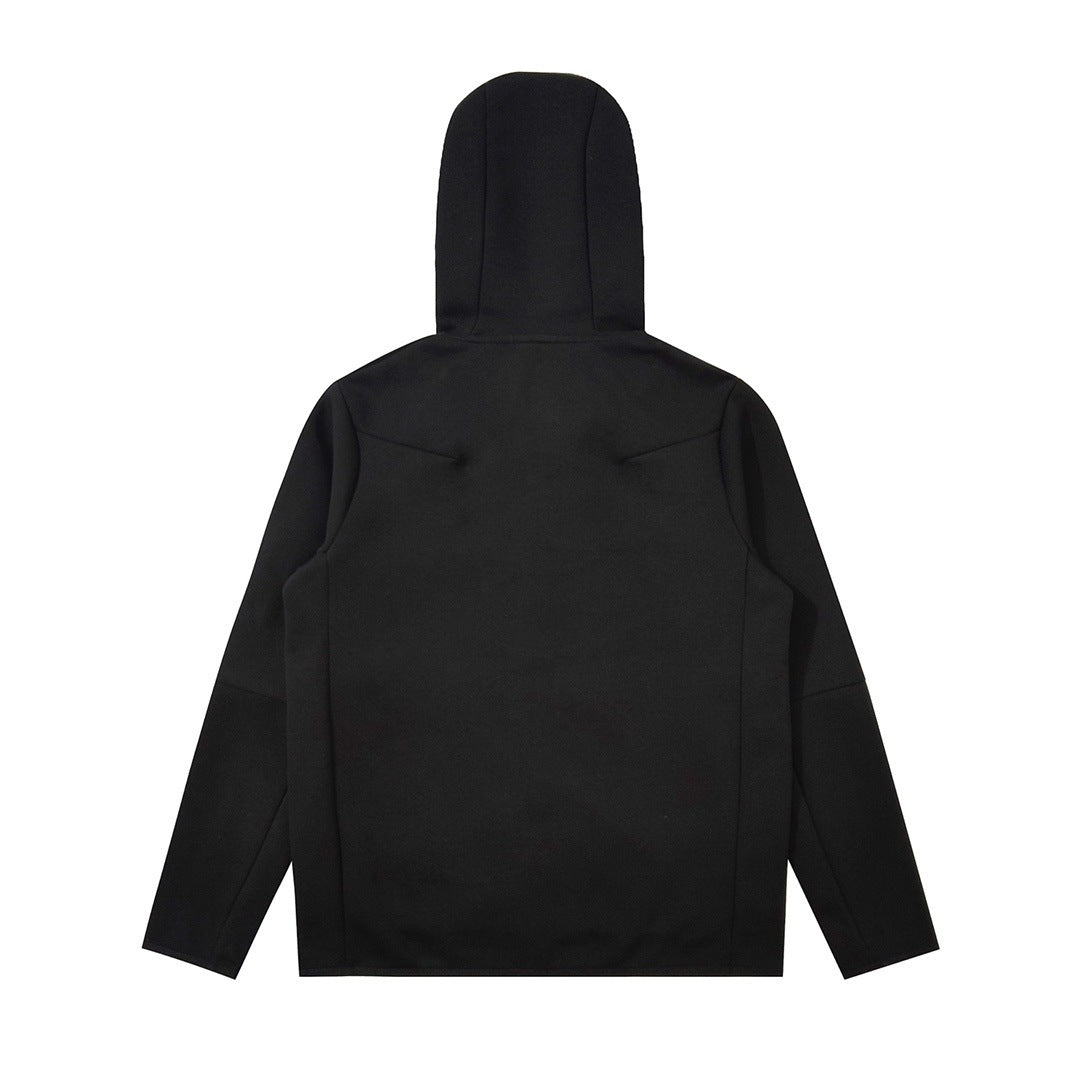 Cotton Knit Hooded Zip Shirt Athleisure - Sophinity