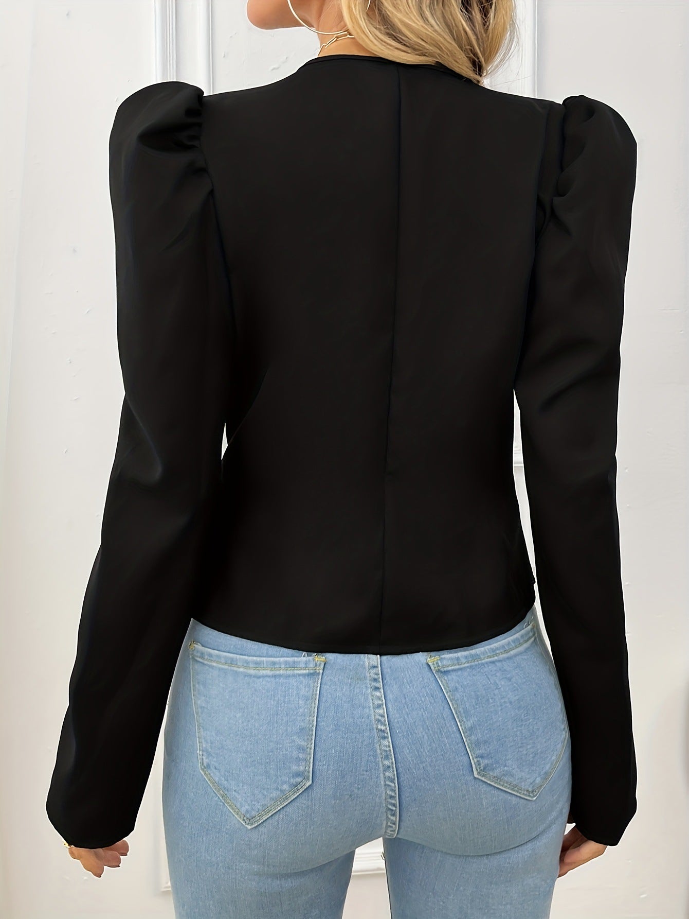 Black Short Chic Short Coat - Sophinity