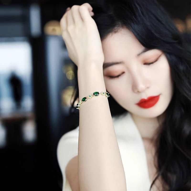 High - grade Design Exquisite Design Emerald Bracelet For Women - Sophinity