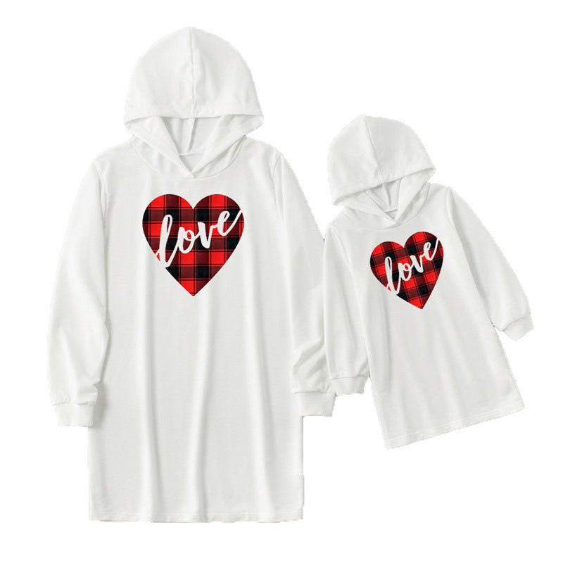 White Parent - Child Sweater Dress Mother And Daughter Multiple - Sophinity