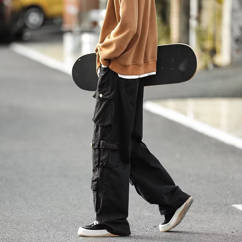 New High Street Vintage Mechanical Style Workwear Casual Trousers