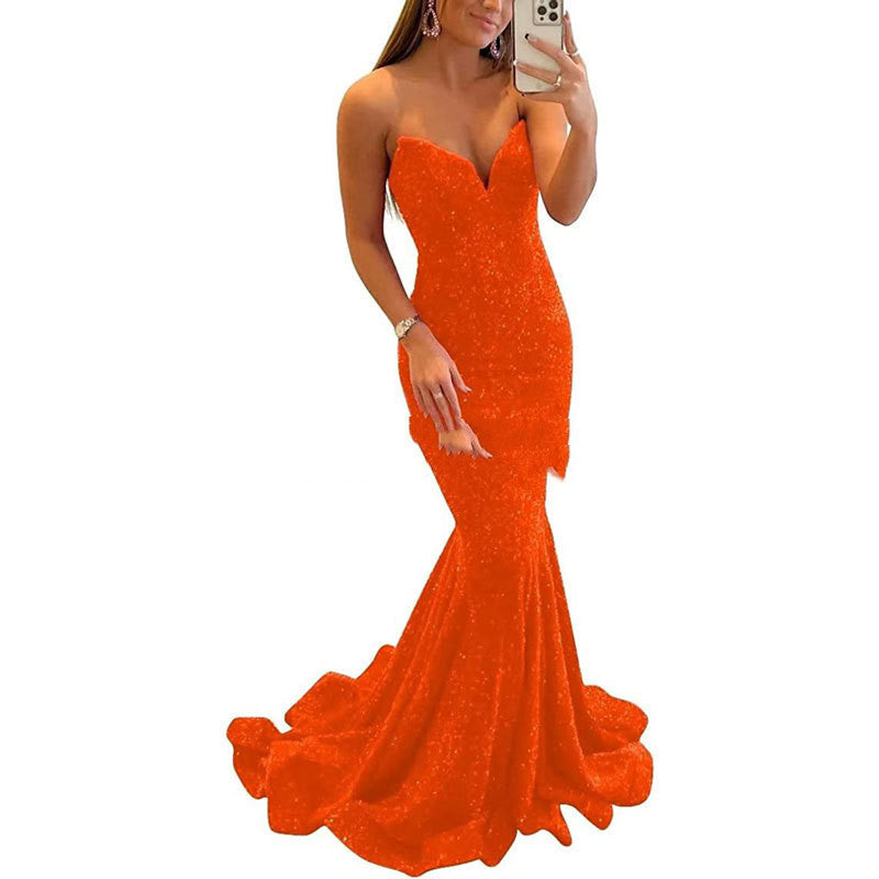 Sequin Evening Dresses For Women Formal Sexy Long Prom Party Gowns - Sophinity