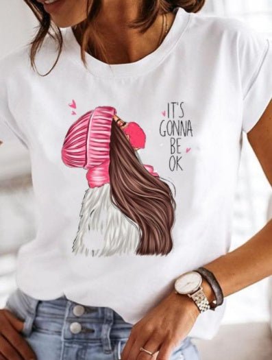 Women's Love Beauty Hip Hop Short Sleeve T Shirt - Sophinity