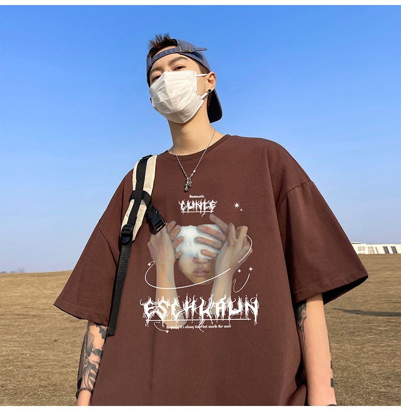 Casual Cotton Men's Short - sleeved T-shirt - Sophinity