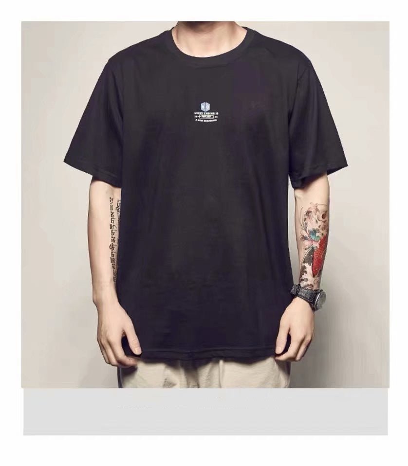 Men's T-Shirt Summer Thin Style Trend Loose Short Sleeve - Sophinity