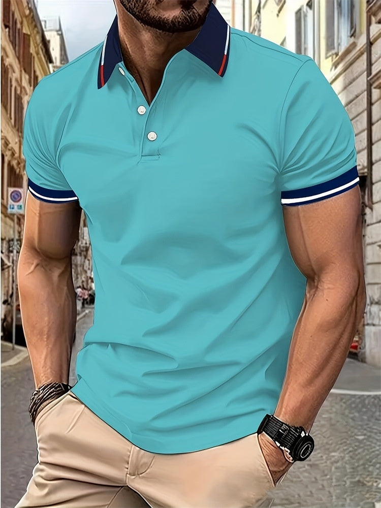 Button Men's Casual Polo Shirt - Sophinity