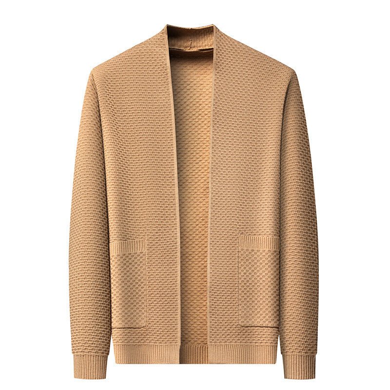Men's Knitted Cardigan Sweater Coat - Sophinity