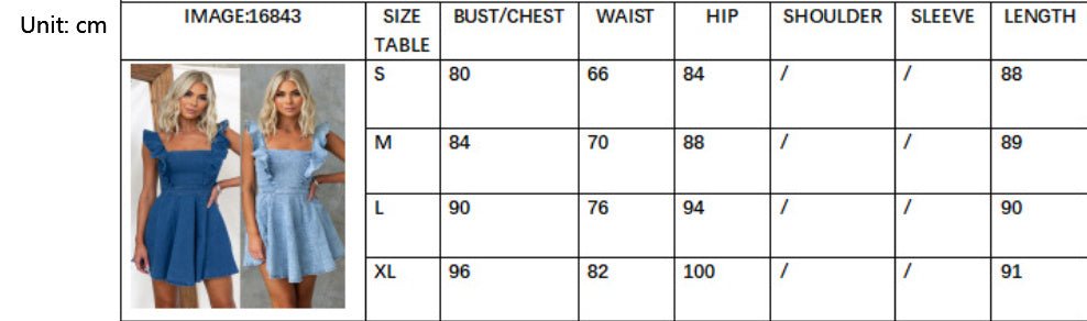 Women's Fashion Casual Denim Dress - Sophinity