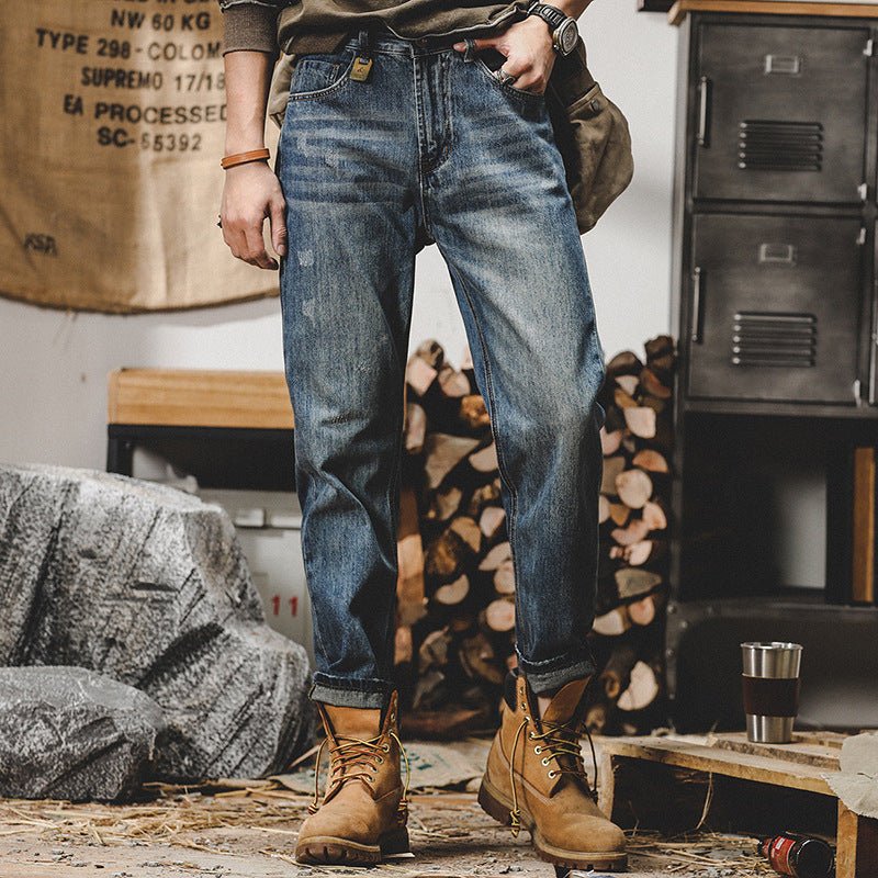 American Retro Autumn Jeans Men - Sophinity