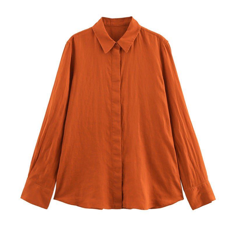 Spring And Summer Linen Shirt Wide Leg Pants - Sophinity