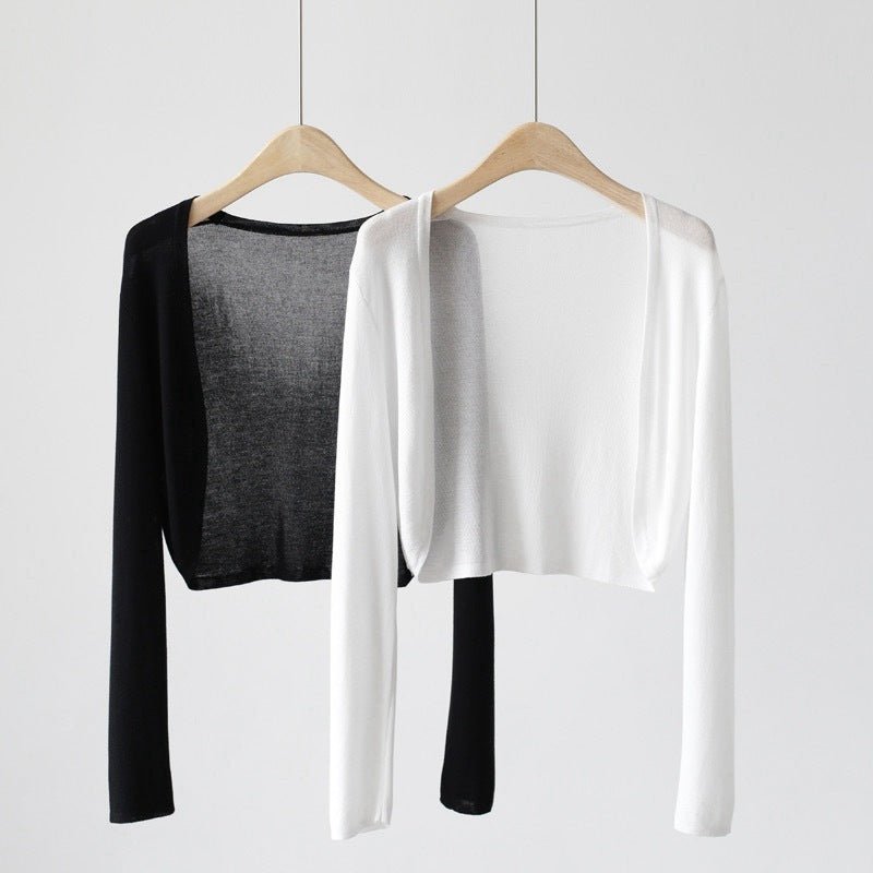 Women's Summer Shawl Thin Waistcoat Smock Top - Sophinity