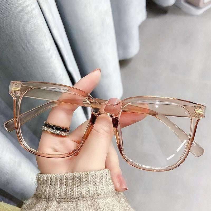 Anti - blue Light Glasses Fashion Large Rim Myopia Glasses - Sophinity