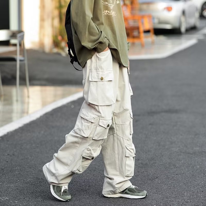 New High Street Vintage Mechanical Style Workwear Casual Trousers