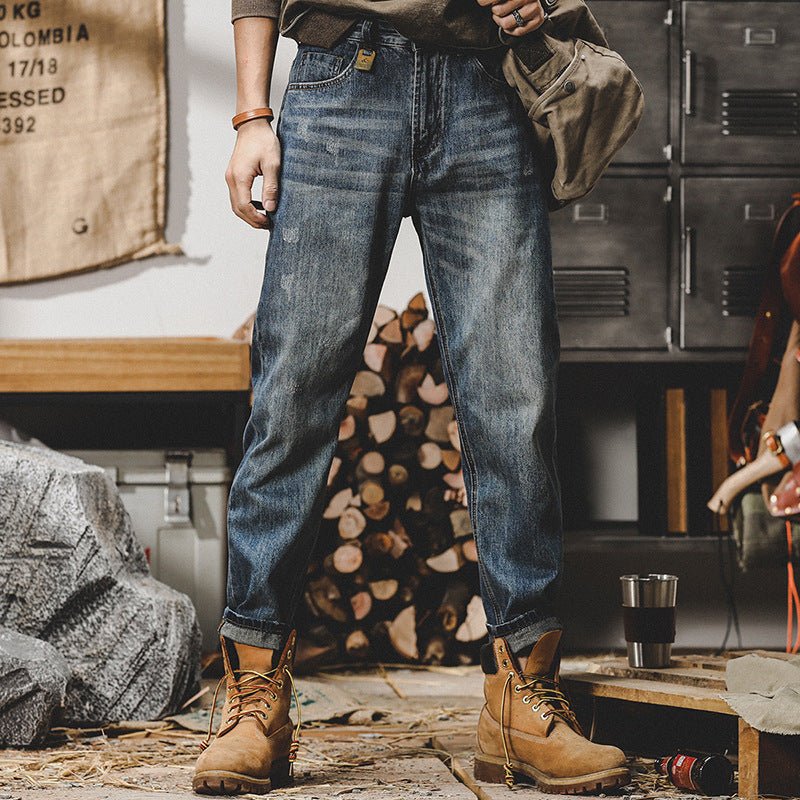 American Retro Autumn Jeans Men - Sophinity
