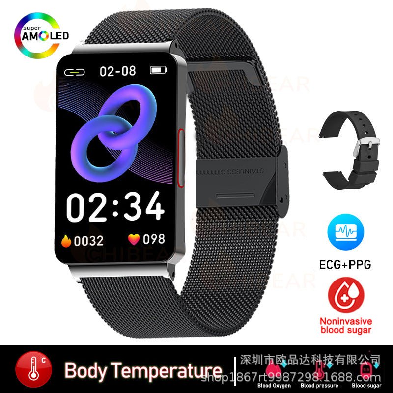 Smart Watch Blood Oxygen Body Temperature Sleep Monitoring Health Smart Bracelet - Sophinity