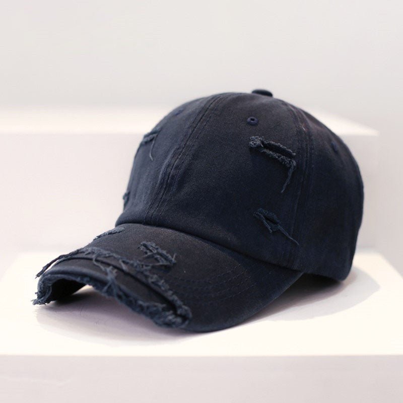 Men's Old Hip Hop Ripped Baseball Hat - Sophinity