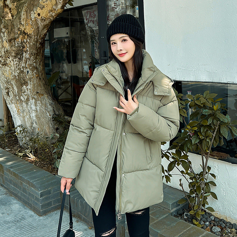Women's Mid-length Thickened Minority Fashion Temperament Cotton-padded Jacket - Sophinity