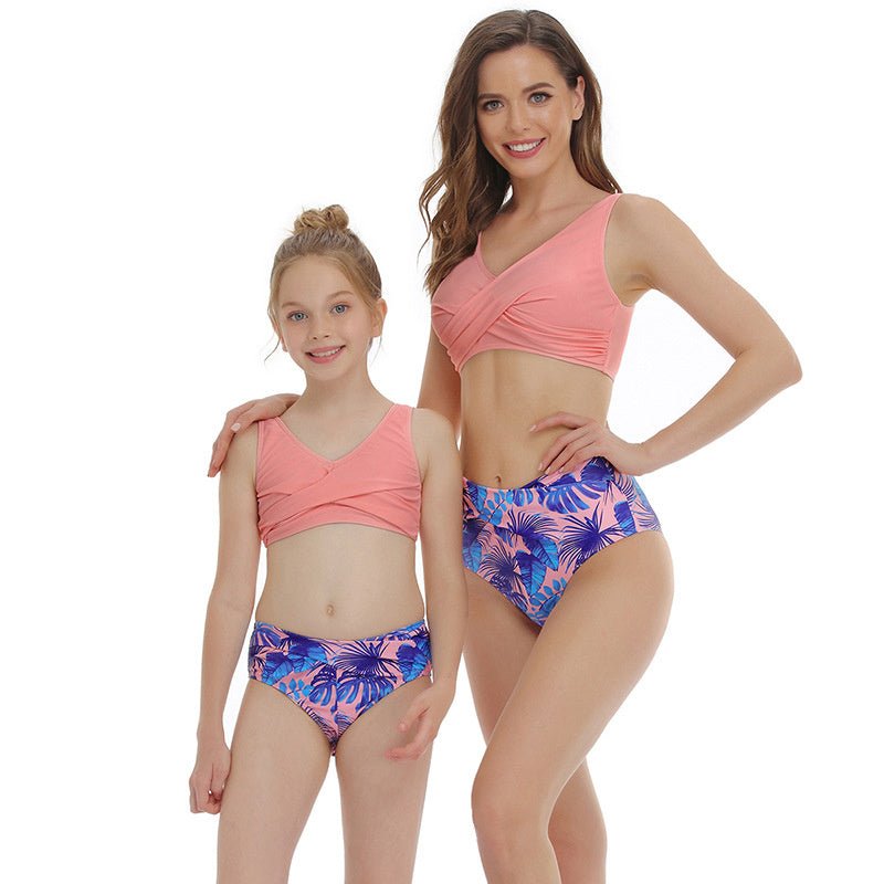 Parent - child Swimsuit European And American Split Swimwear High Quality Bikini - Sophinity