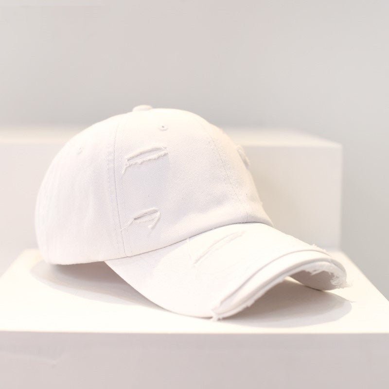 Men's Old Hip Hop Ripped Baseball Hat - Sophinity