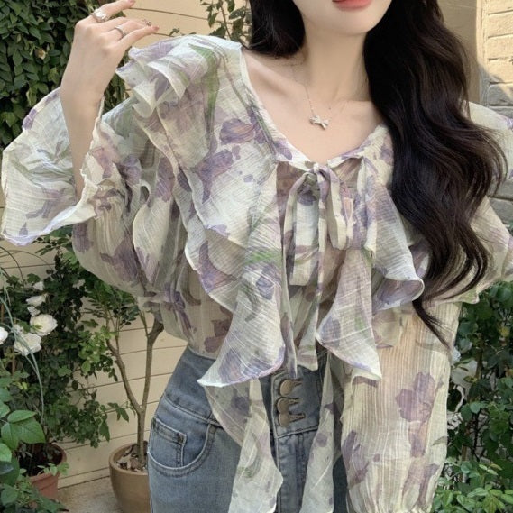 Fairy Spring Loose Temperament Chic Shirt - Sophinity