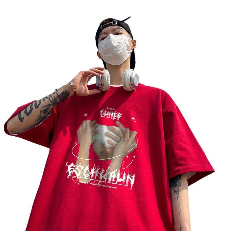 Casual Cotton Men's Short - sleeved T-shirt - Sophinity