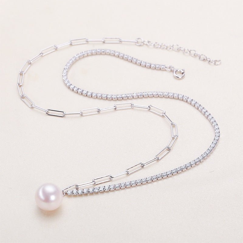 Simple Elegant Freshwater Pearl Necklace For Women - Sophinity