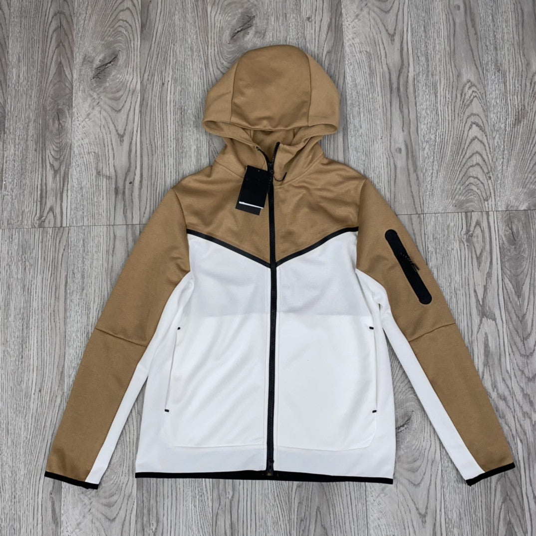 Cotton Knit Hooded Zip Shirt Athleisure - Sophinity