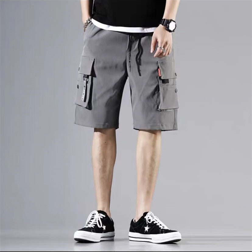 Korean Style Loose Multi - pocket Cargo Pants - Sophinity