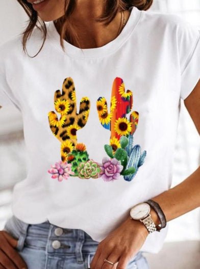 Women's Love Beauty Hip Hop Short Sleeve T Shirt - Sophinity
