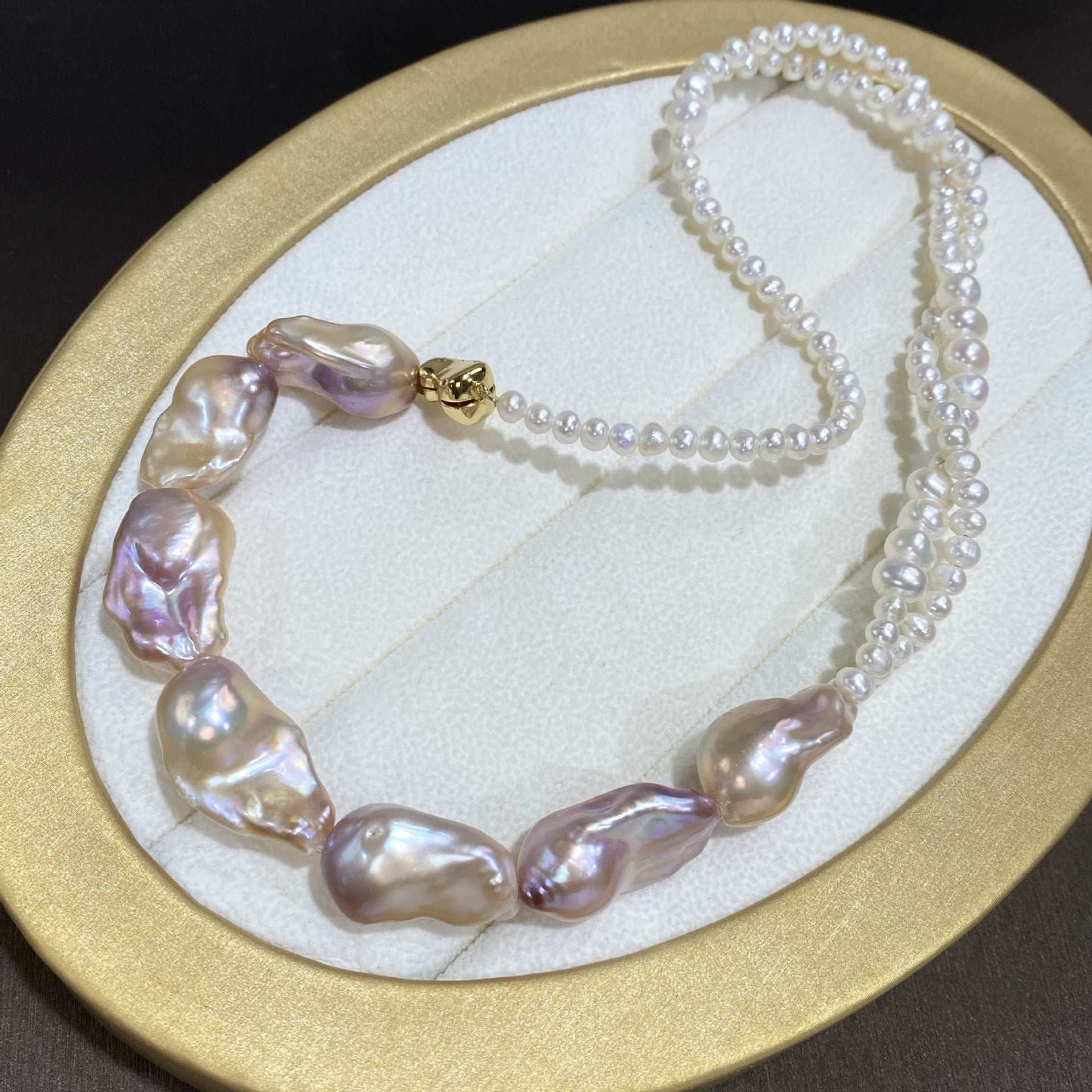 Long Autumn And Winter Natural Baroque Pearl Necklace For Women - Sophinity