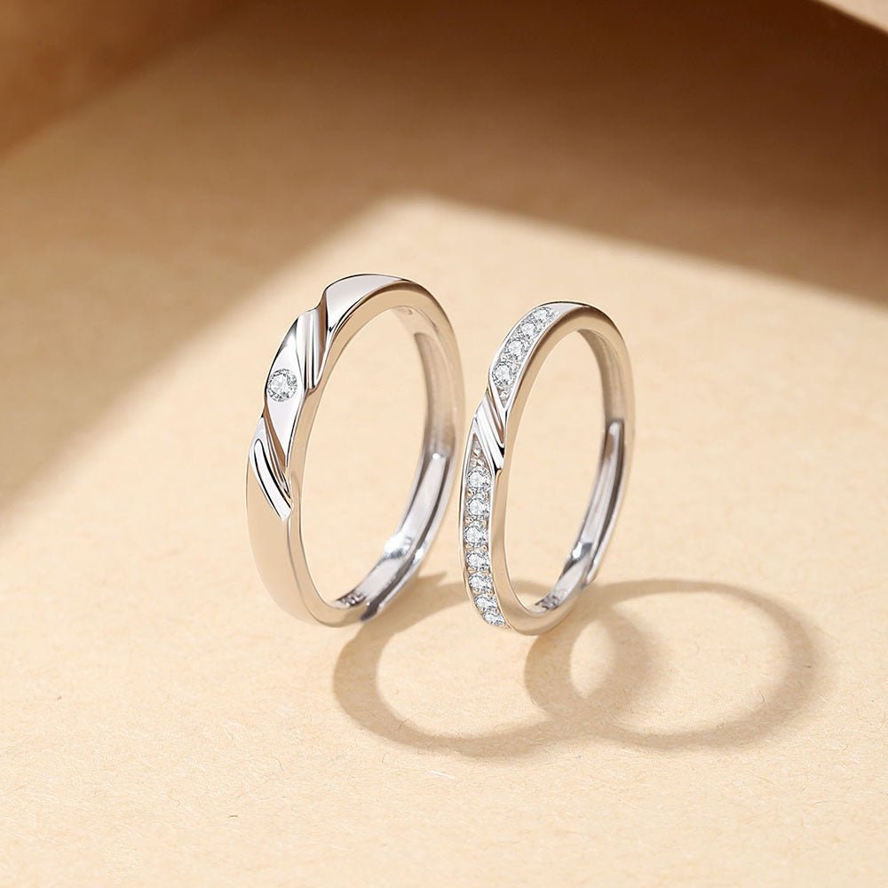 Original Men And Women Opening Couple Rings - Sophinity