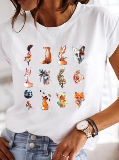 Women's Love Beauty Hip Hop Short Sleeve T Shirt - Sophinity