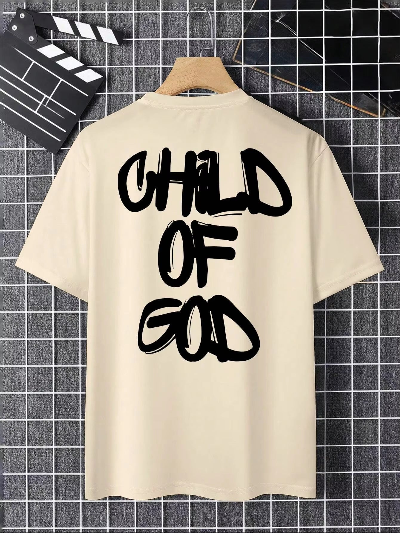 Personality Letter Pattern Oversized T-shirt Men - Sophinity