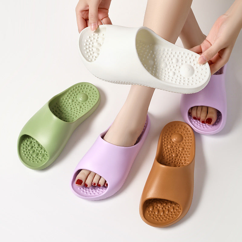 Anti-slip Home Slippers With Massage Sole Design Comfortable Non-slip House Shoes - Sophinity