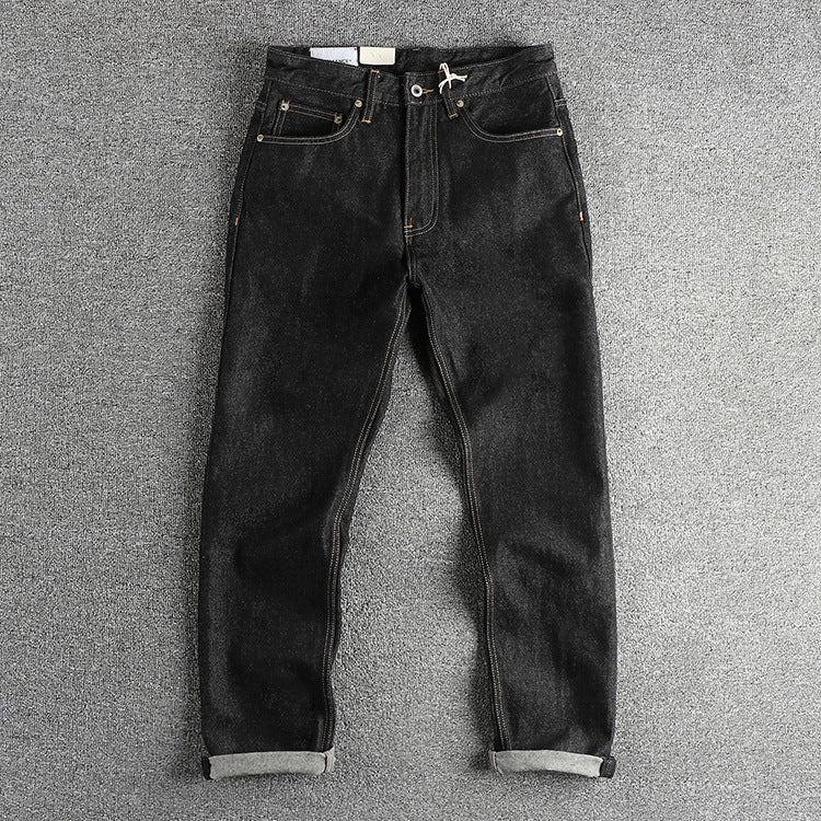 Fashion Personality Retro Black Jeans Men - Sophinity