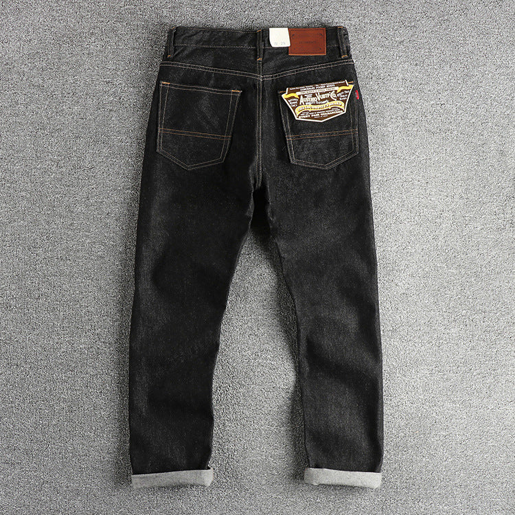 Fashion Personality Retro Black Jeans Men - Sophinity