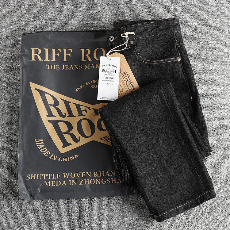Fashion Personality Retro Black Jeans Men - Sophinity