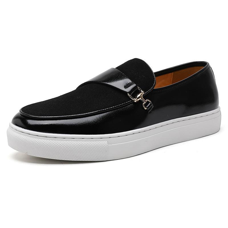 Leather Shoes Business Slip-on Casual Shoes Men - Sophinity