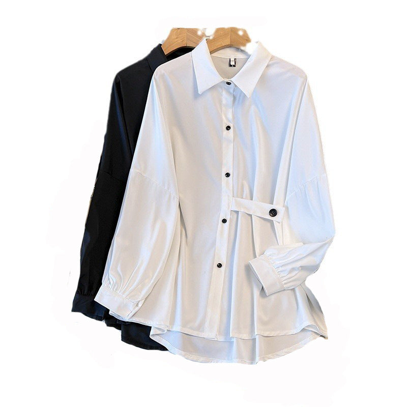 Early Spring Plump Girls Plus Size Tencel Jacket Women