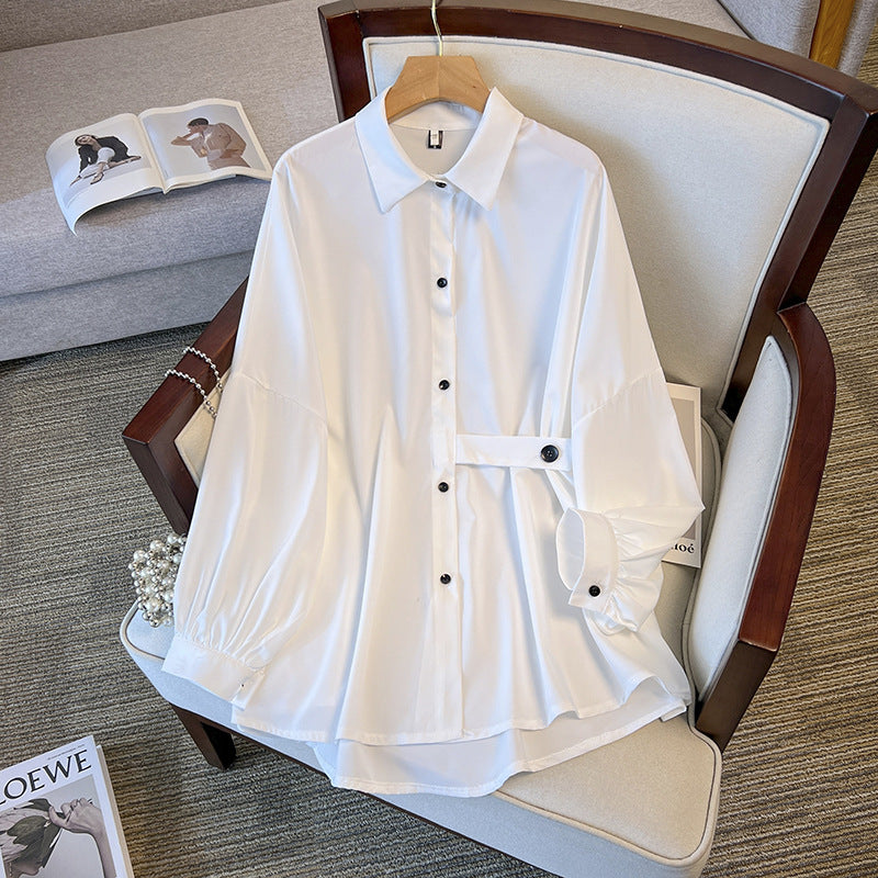 Early Spring Plump Girls Plus Size Tencel Jacket Women