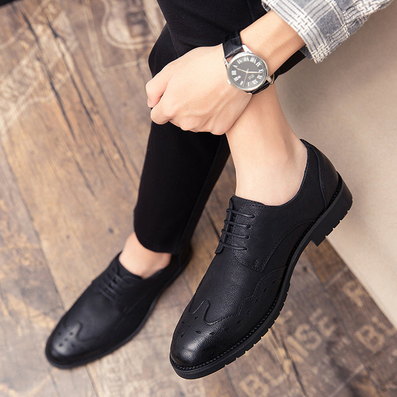 Soft leather pointed shoes men - Sophinity