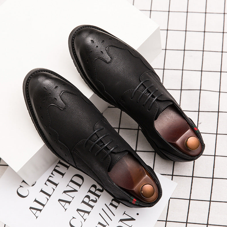 Soft leather pointed shoes men - Sophinity